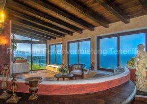 Teneriffa Luxus-Ferienhaus. Urgemütliches Gästehaus in Santa Ursula mit wundervollem Blick