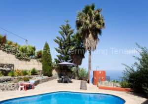 Teneriffa Luxus-ferienhaus. Traumhafte Finca mit Privatpool, Terrasse und tollem Ausblick bei Icod